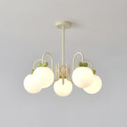 Cherry Lustre Globe Dépoli Branches Crème - Neutralighting