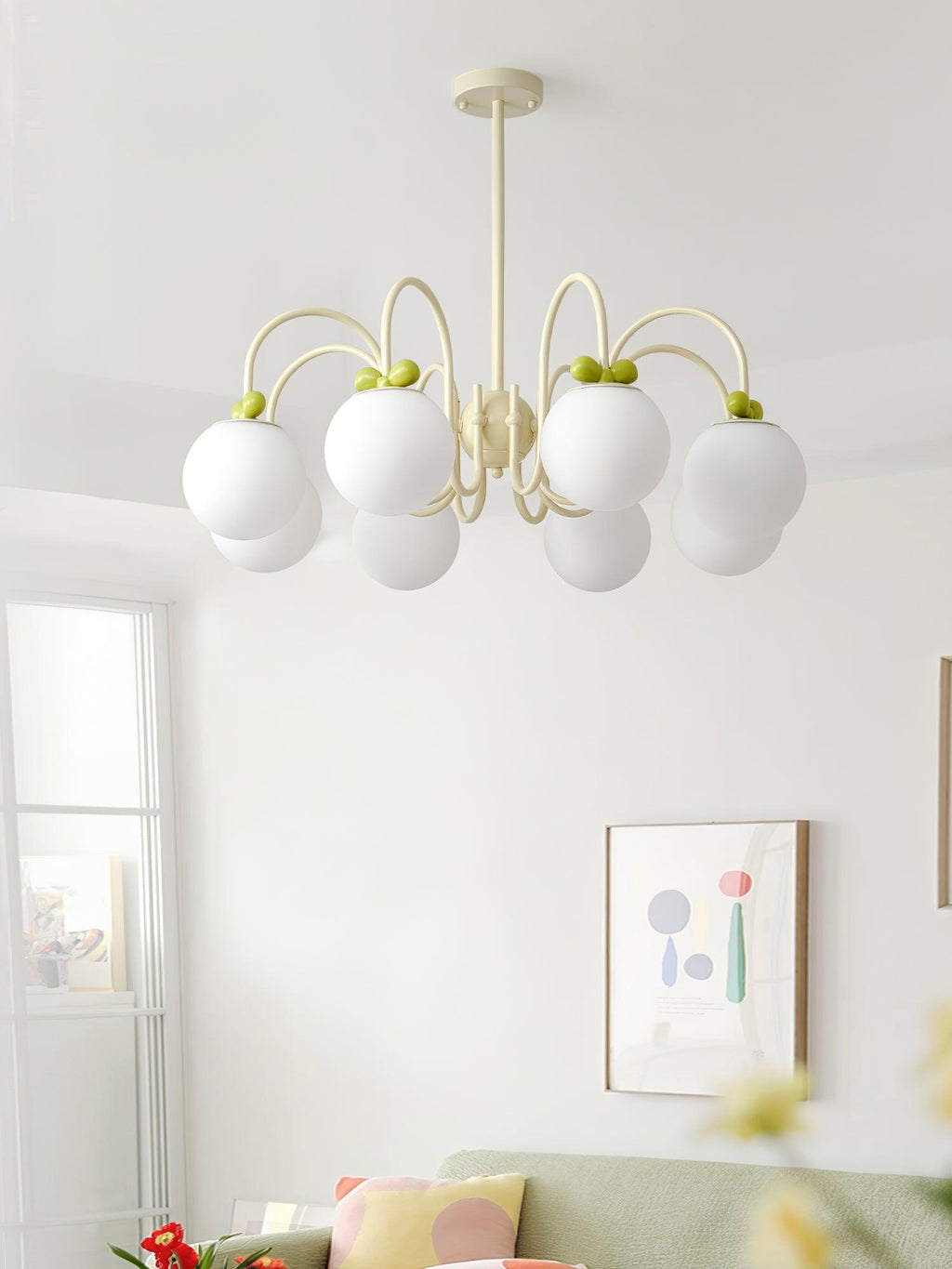 Levi Chandelier Vintage en Verre - Neutralighting