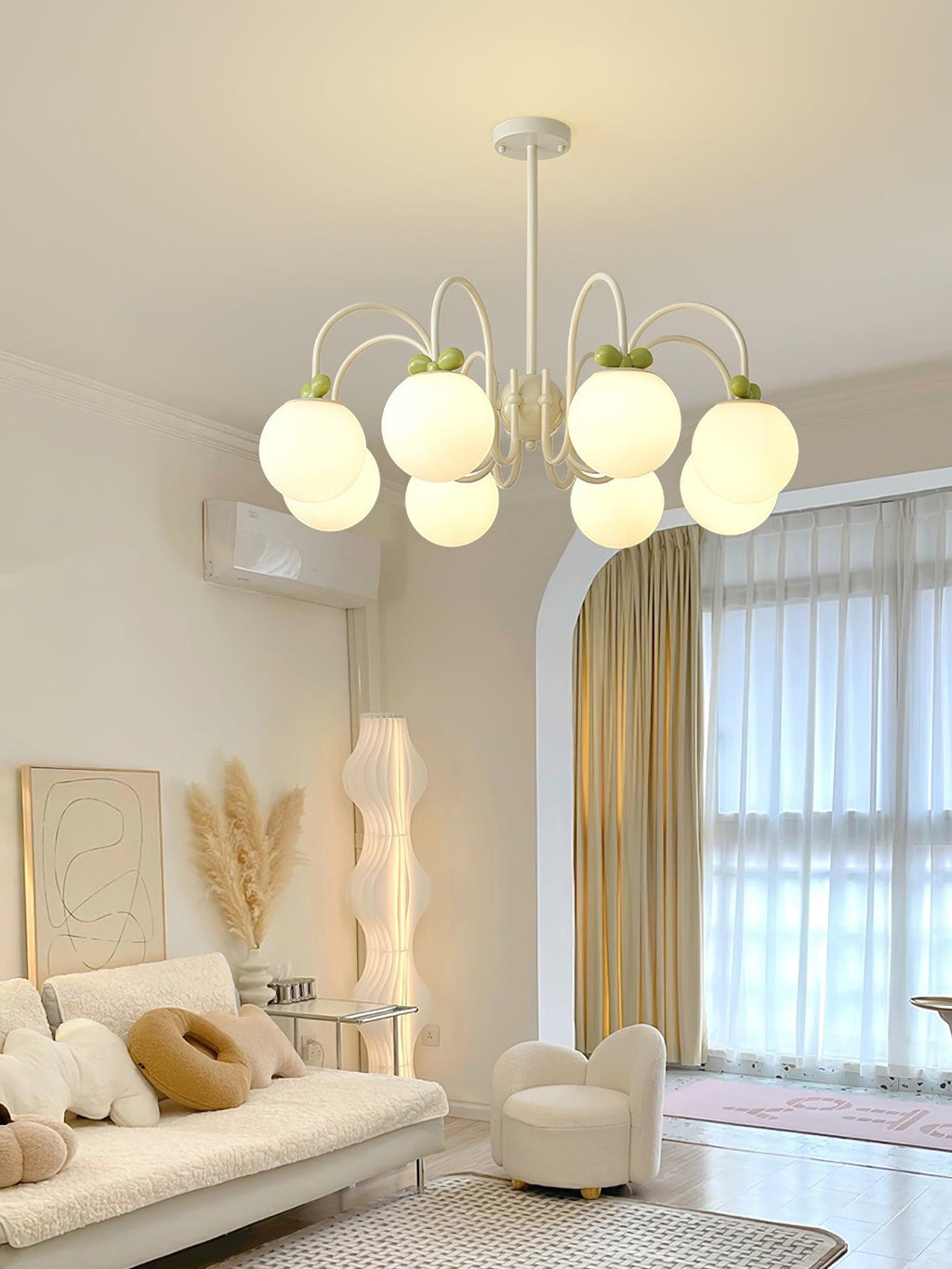 Levi Chandelier Vintage en Verre - Neutralighting