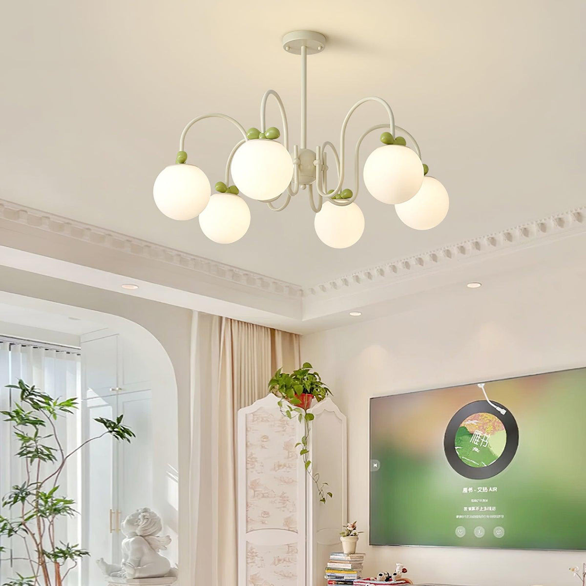 Levi Chandelier Vintage en Verre - Neutralighting