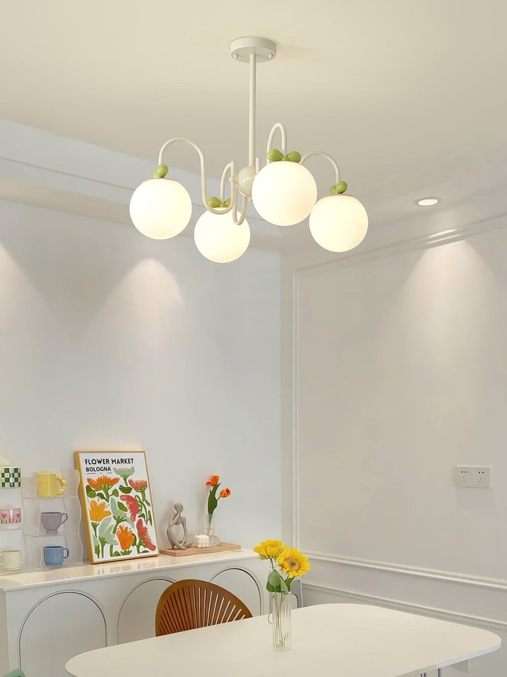 Levi Chandelier Vintage en Verre - Neutralighting