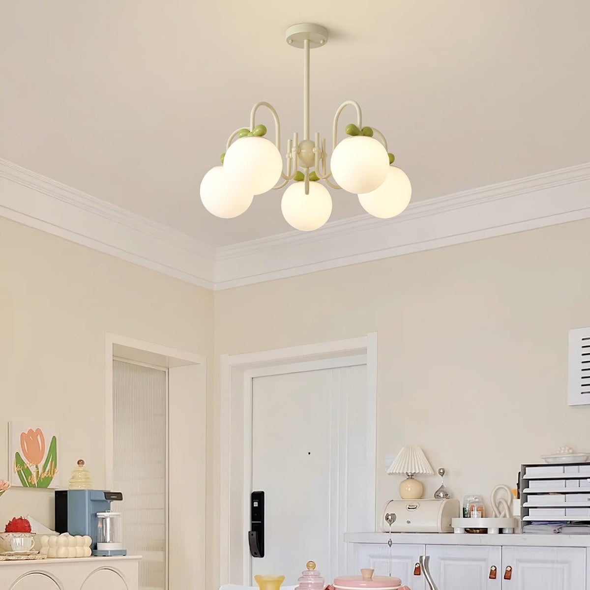Levi Chandelier Vintage en Verre - Neutralighting