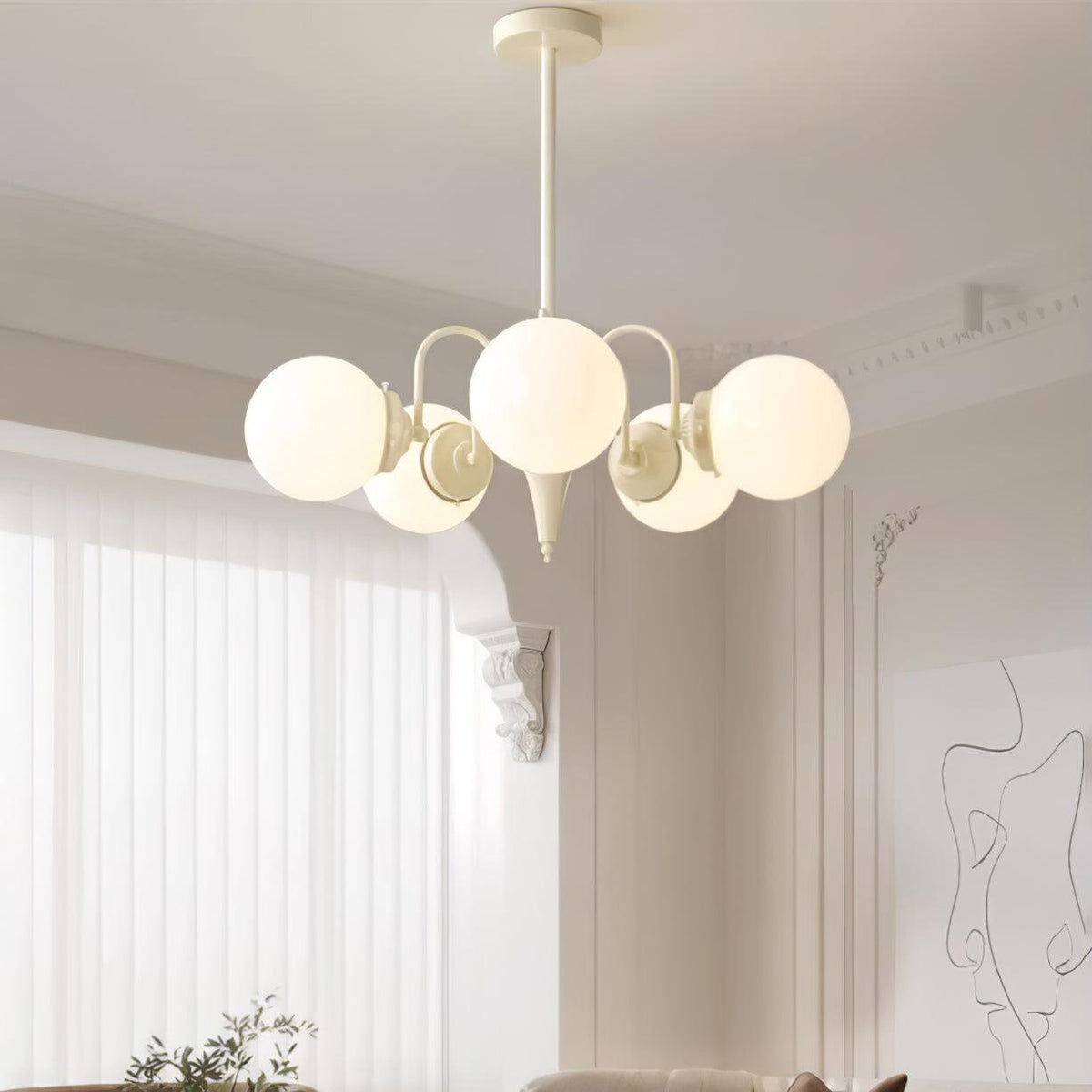 Grham Chandelier en Verre de Luxe - Neutralighting
