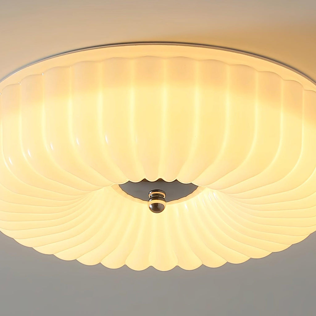 Mivone Plafonnier encastré en verre crème - Neutralighting