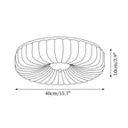 Mivone Plafonnier encastré en verre crème - Neutralighting