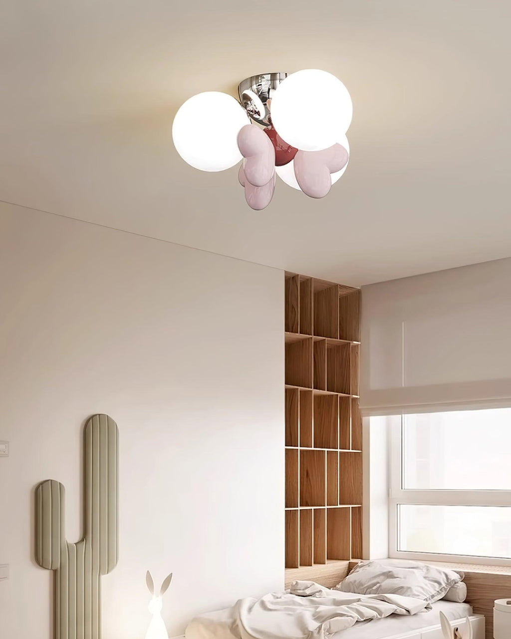 Nica Lustre Plafonnier Crème Élégant Lueur Douce - Neutralighting