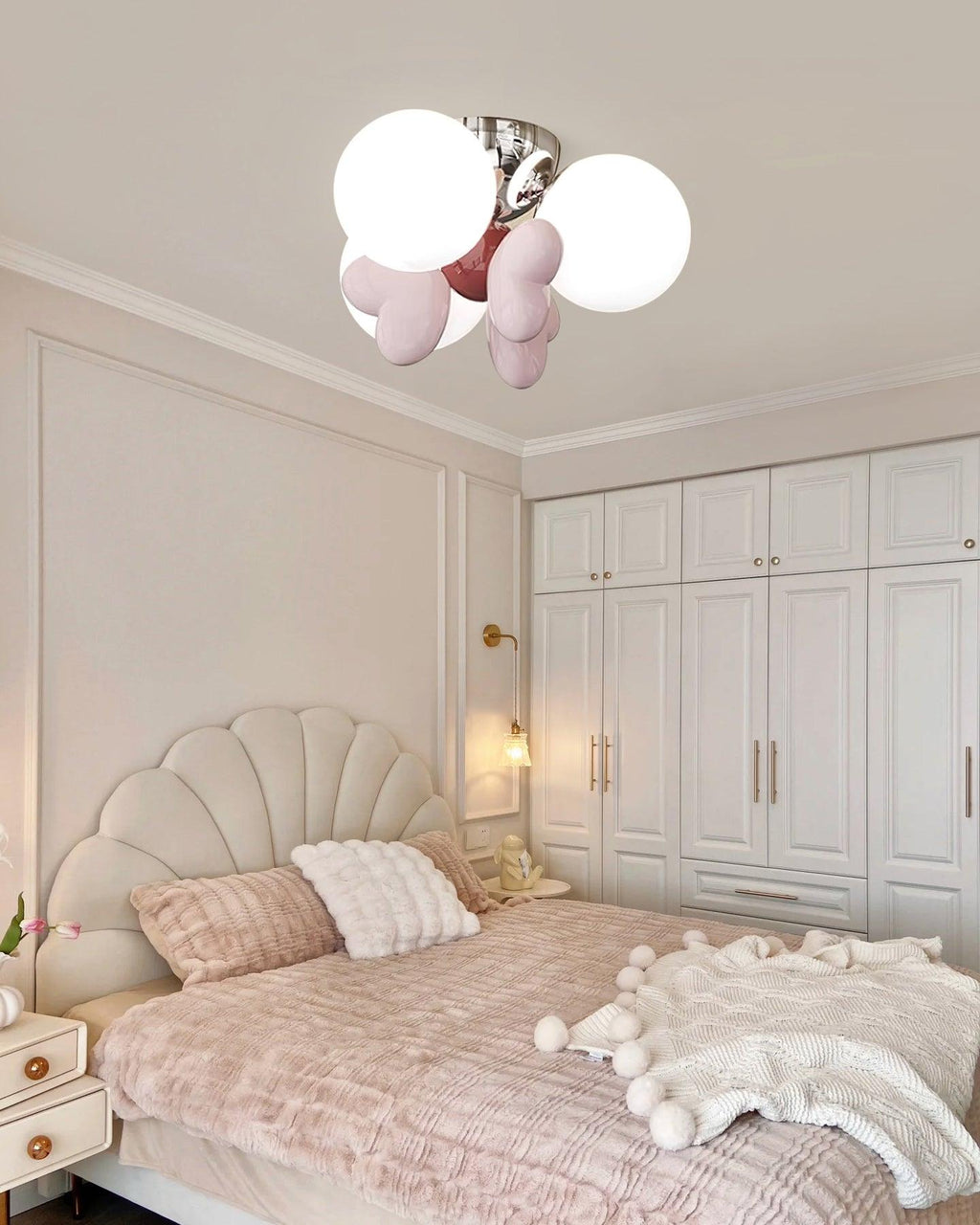 Nica Lustre Plafonnier Crème Élégant Lueur Douce - Neutralighting
