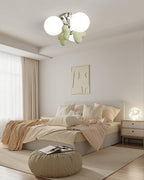 Nica Lustre Plafonnier Crème Élégant Lueur Douce - Neutralighting