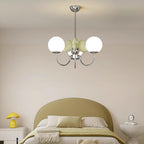 Nica Lustre Pétales en Porcelaine Rose Globes Dépoli - Neutralighting