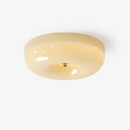 Solara Chandelier Crème Pudding avec Verre Soufflé - Neutralighting