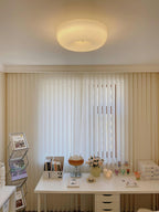 Solara Chandelier Crème Pudding avec Verre Soufflé - Neutralighting
