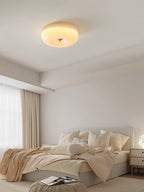 Solara Chandelier Crème Pudding avec Verre Soufflé - Neutralighting