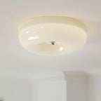Solara Chandelier Crème Pudding avec Verre Soufflé - Neutralighting
