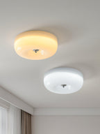 Solara Chandelier Crème Pudding avec Verre Soufflé - Neutralighting