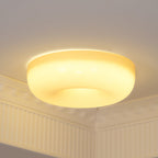 Solara Chandelier Crème Pudding avec Verre Soufflé - Neutralighting