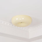 Solara Chandelier Crème Pudding avec Verre Soufflé - Neutralighting