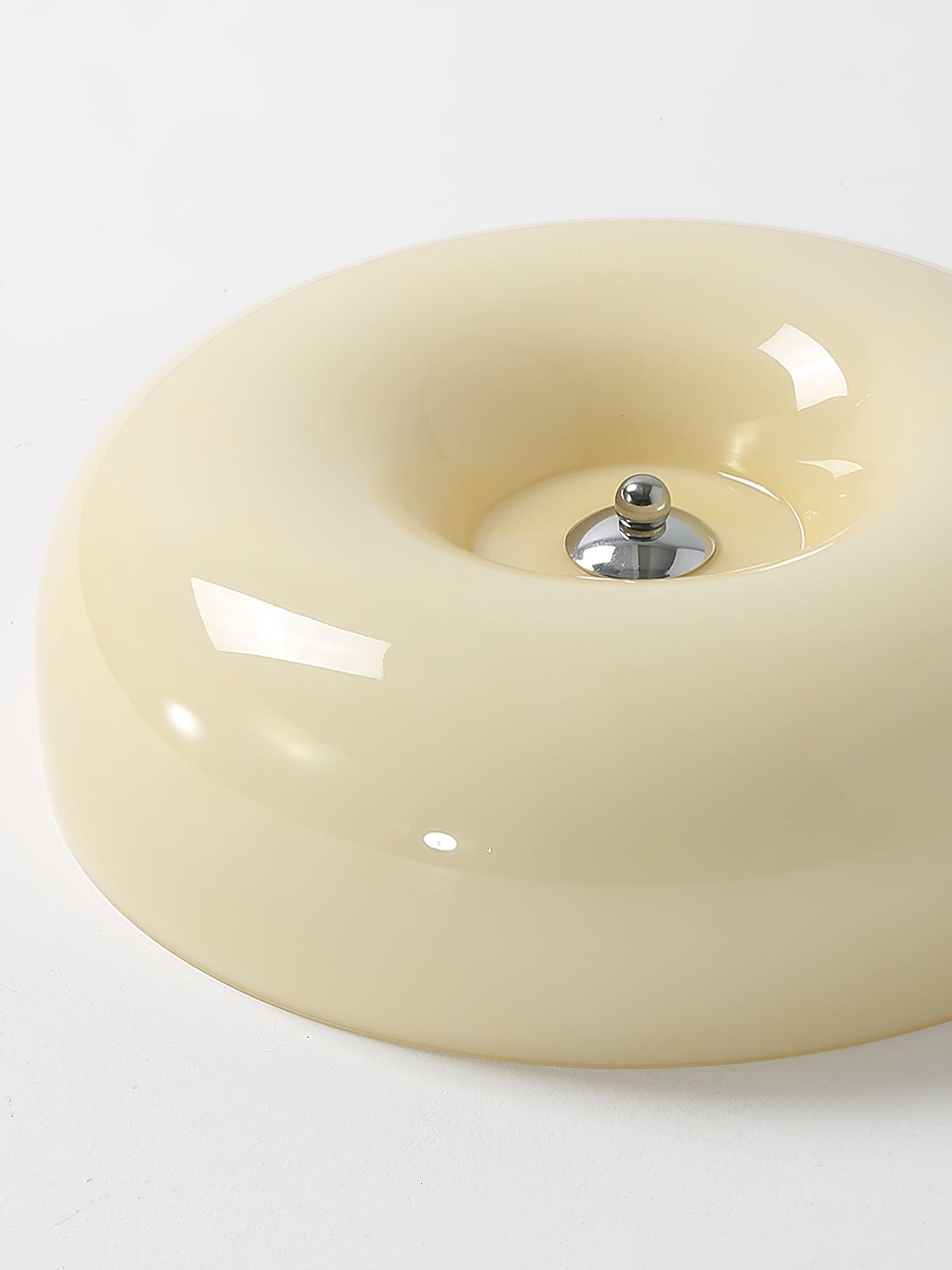 Solara Chandelier Crème Pudding avec Verre Soufflé - Neutralighting