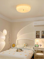 Solara Chandelier Crème Pudding avec Verre Soufflé - Neutralighting