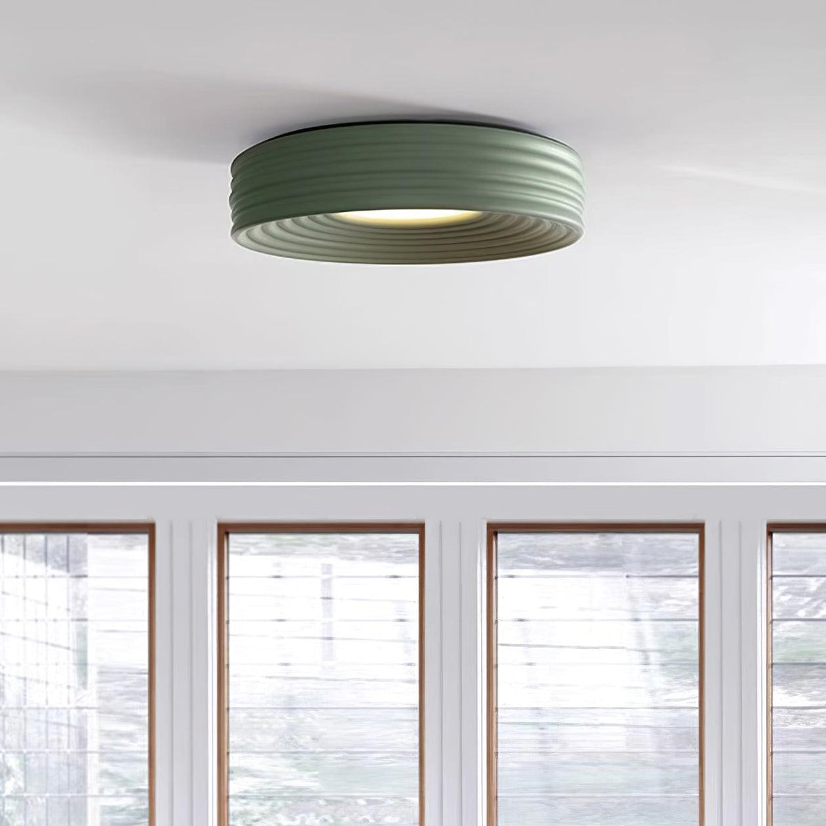 Lampe de Plafond Abat-jour Acrylique Canopée Canopée Texturée - Neutralighting