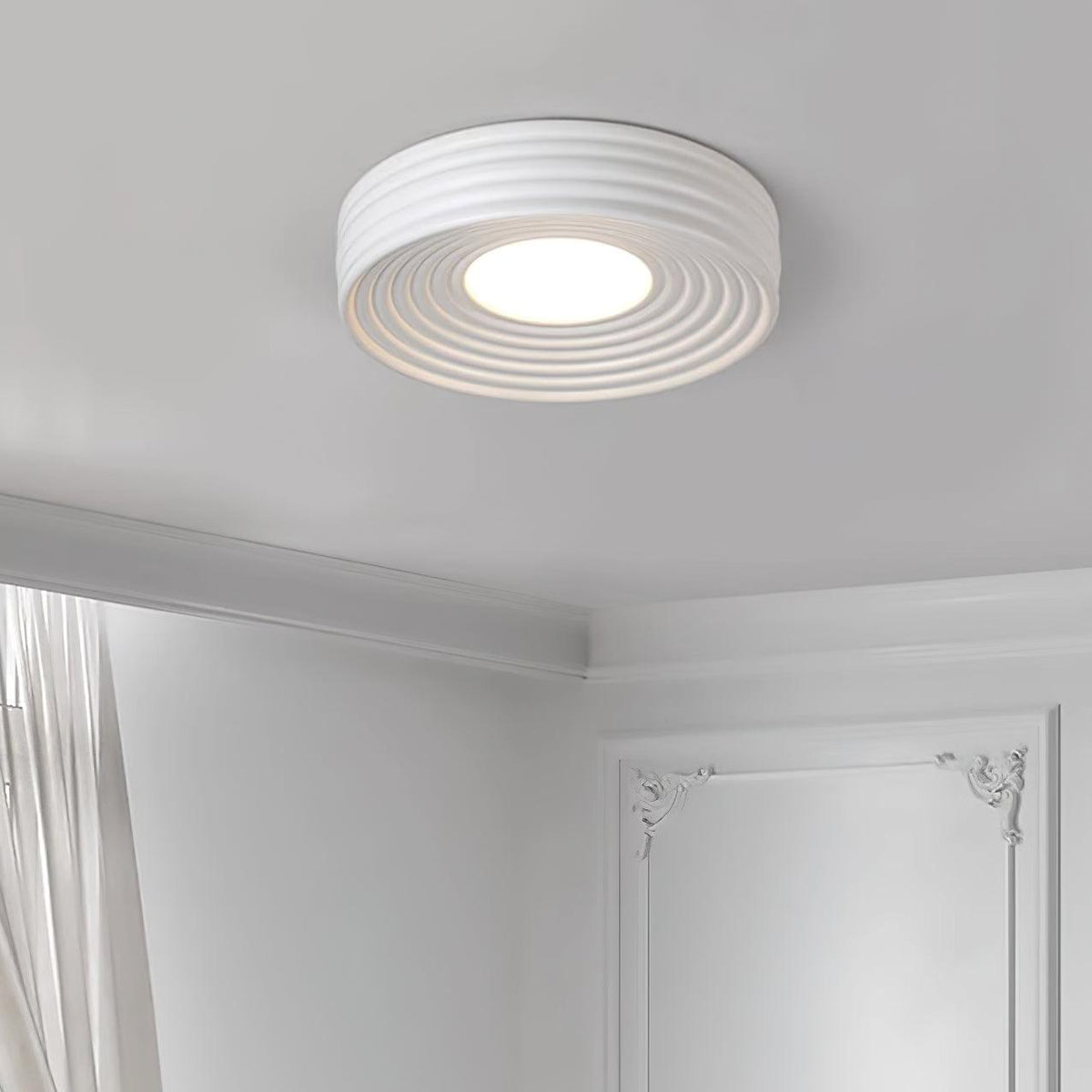Lampe de Plafond Abat-jour Acrylique Canopée Canopée Texturée - Neutralighting