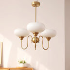 Arisha Vintage LED Métal Verre Lustre Salon - Neutralighting