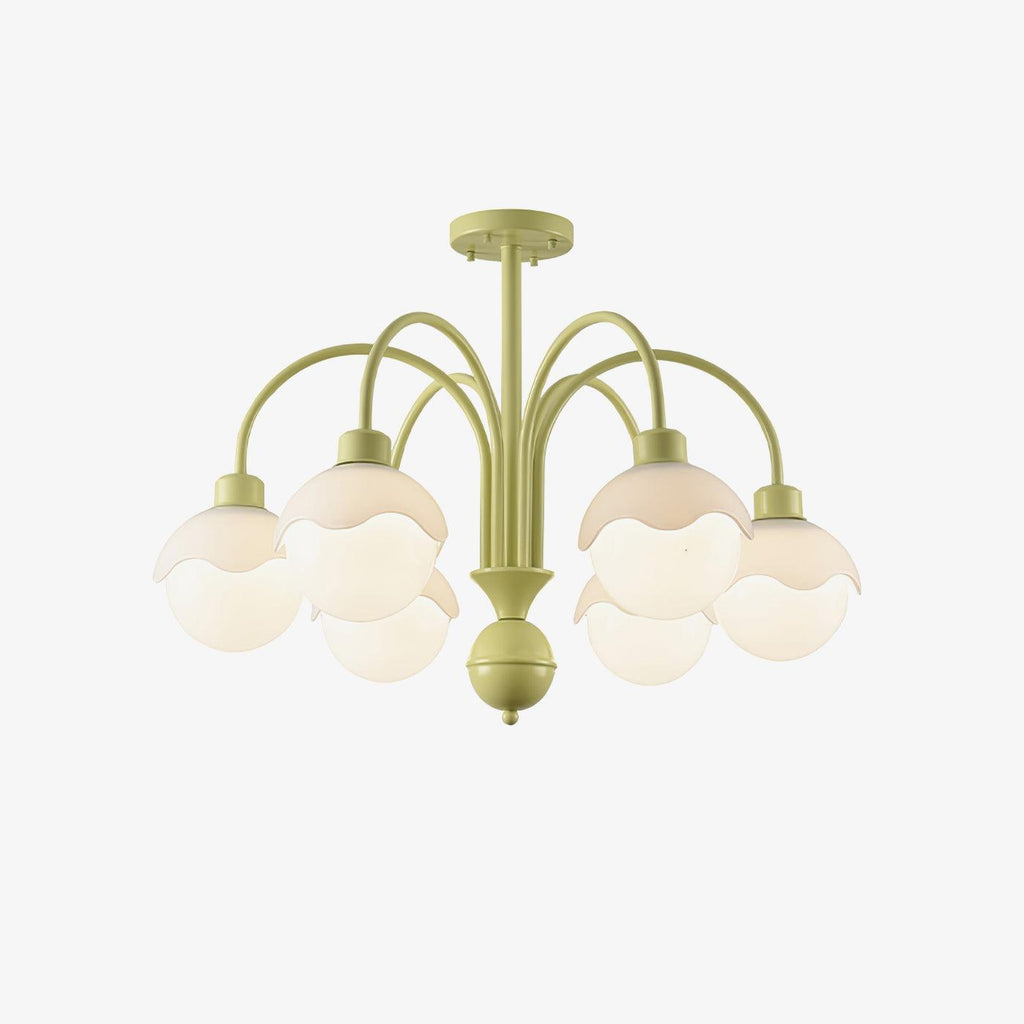 Lustra Chandelier Lychee Matcha Crème à Bras - Neutralighting