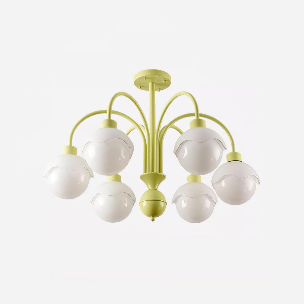 Lustra Chandelier Lychee Matcha Crème à Bras - Neutralighting