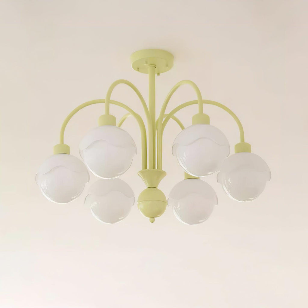 Lustra Chandelier Lychee Matcha Crème à Bras - Neutralighting
