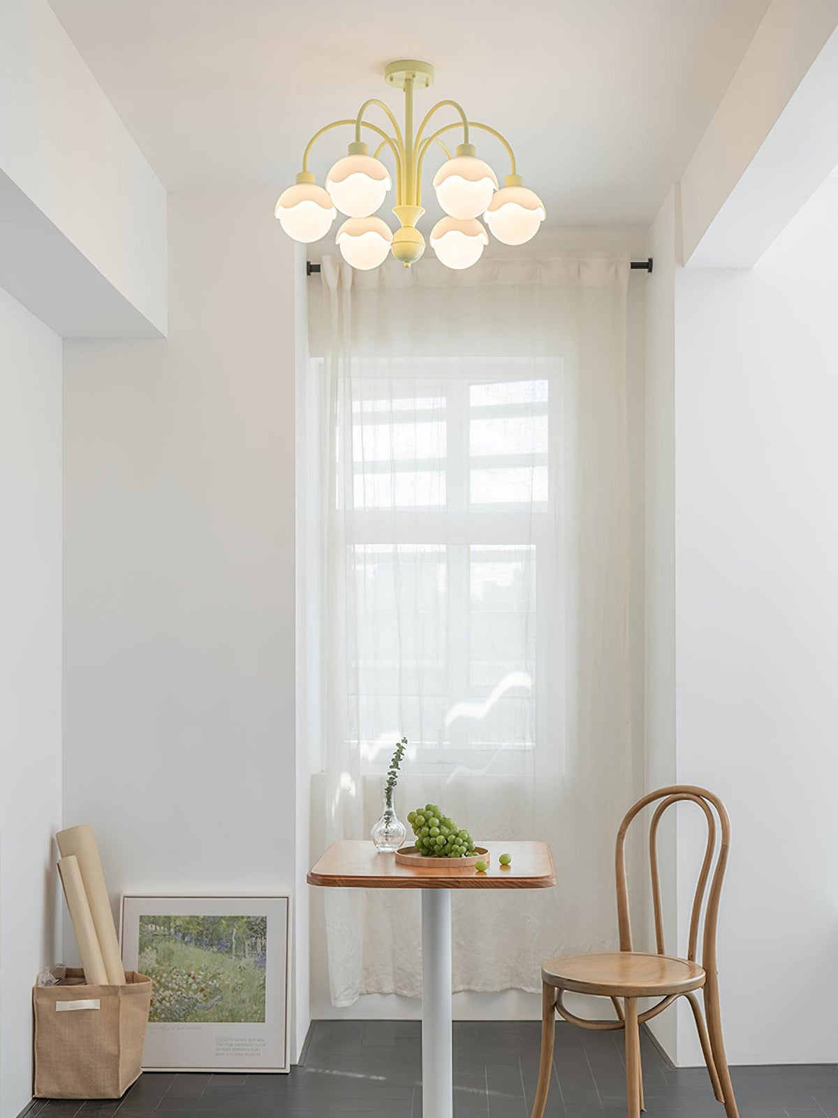 Lustra Chandelier Lychee Matcha Crème à Bras - Neutralighting