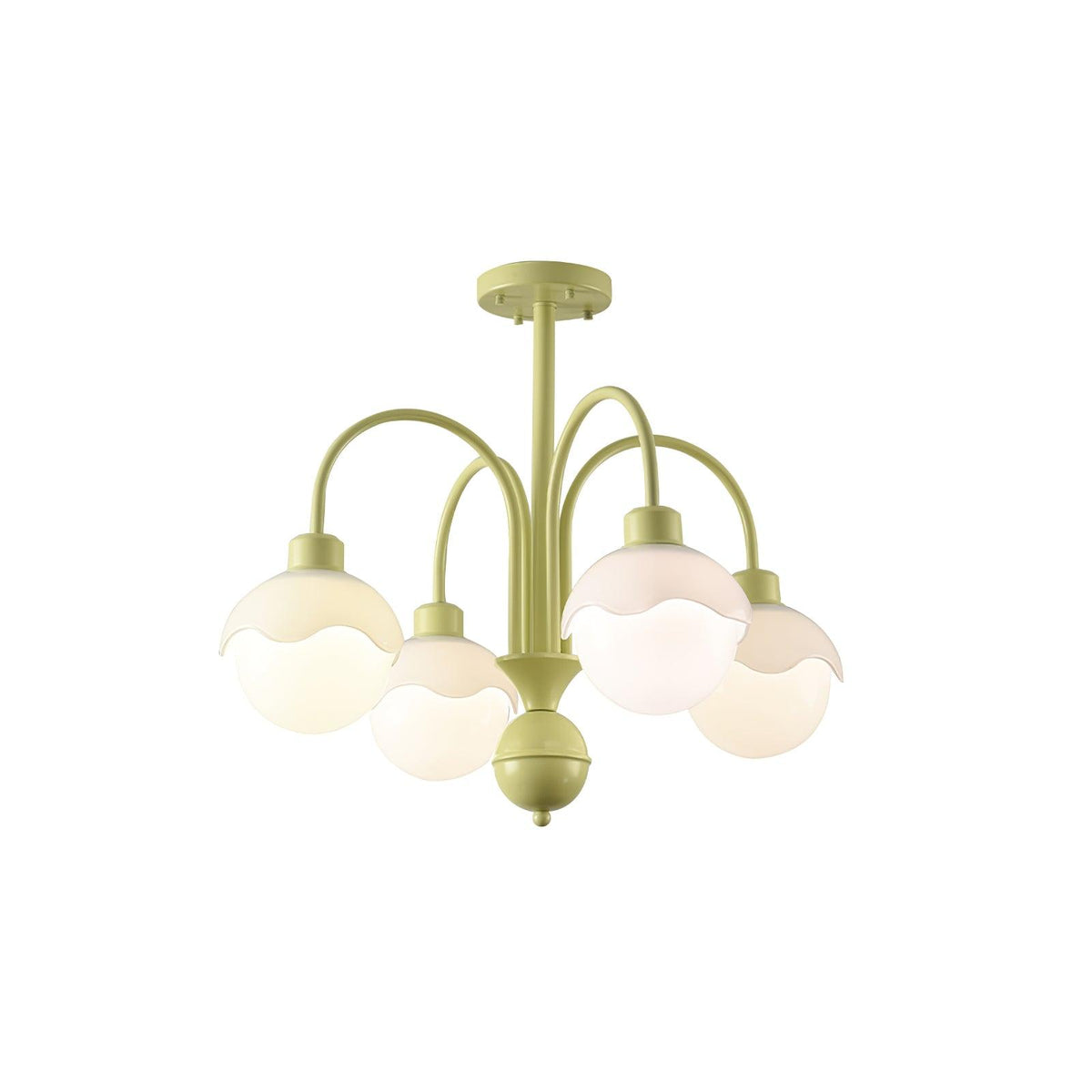 Lustra Chandelier Lychee Matcha Crème à Bras - Neutralighting
