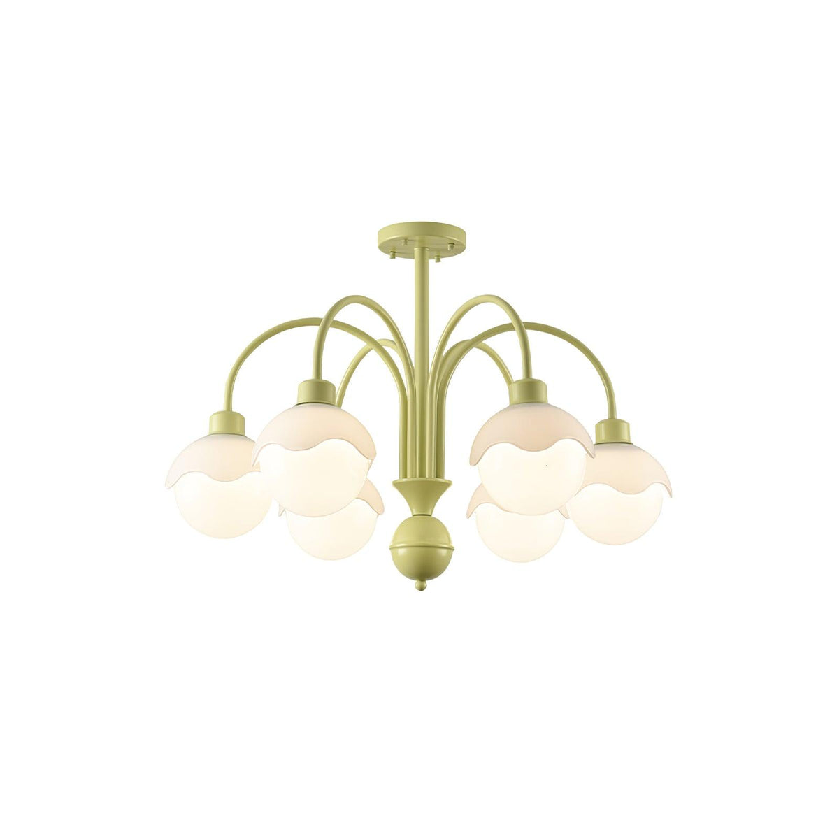 Lustra Chandelier Lychee Matcha Crème à Bras - Neutralighting