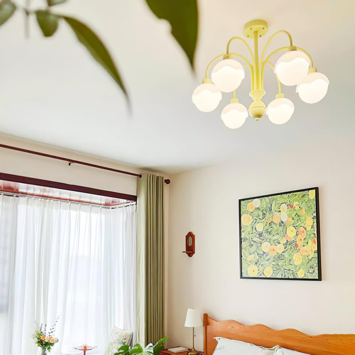 Lustra Chandelier Lychee Matcha Crème à Bras - Neutralighting