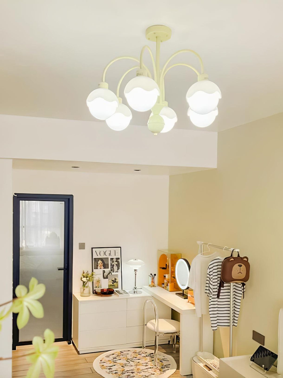 Lustra Chandelier Lychee Matcha Crème à Bras - Neutralighting