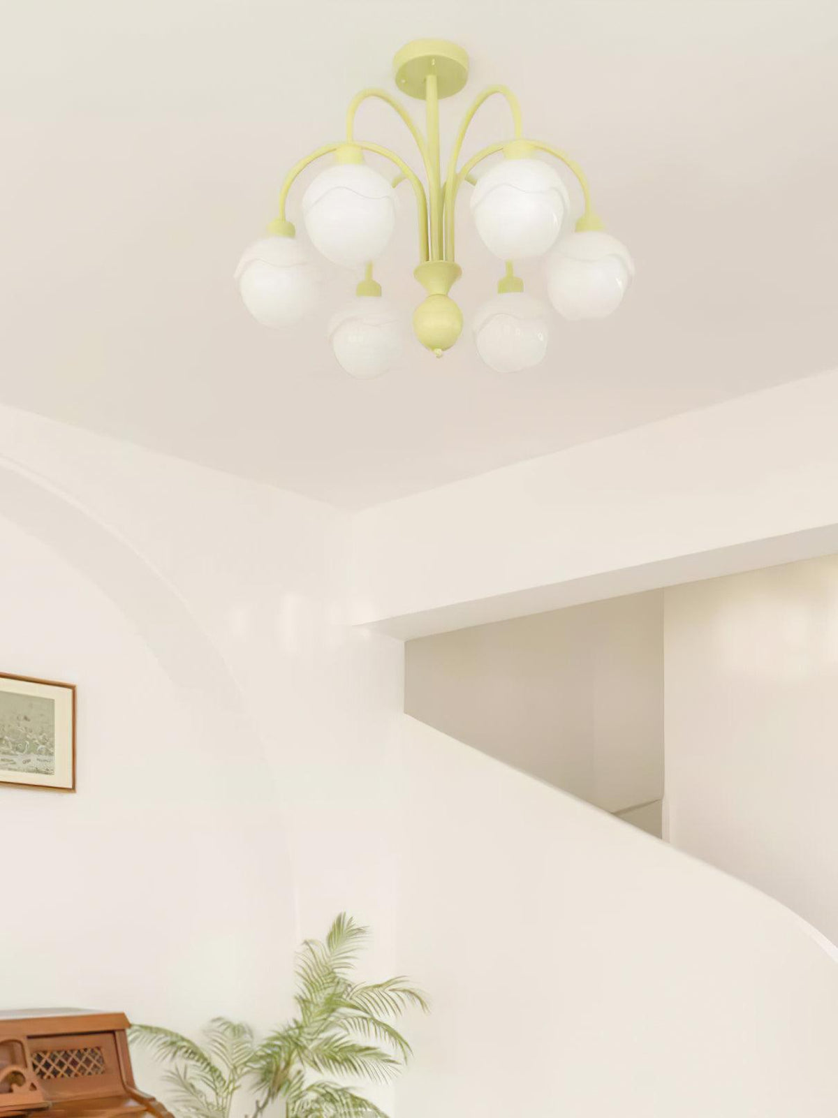 Lustra Chandelier Lychee Matcha Crème à Bras - Neutralighting