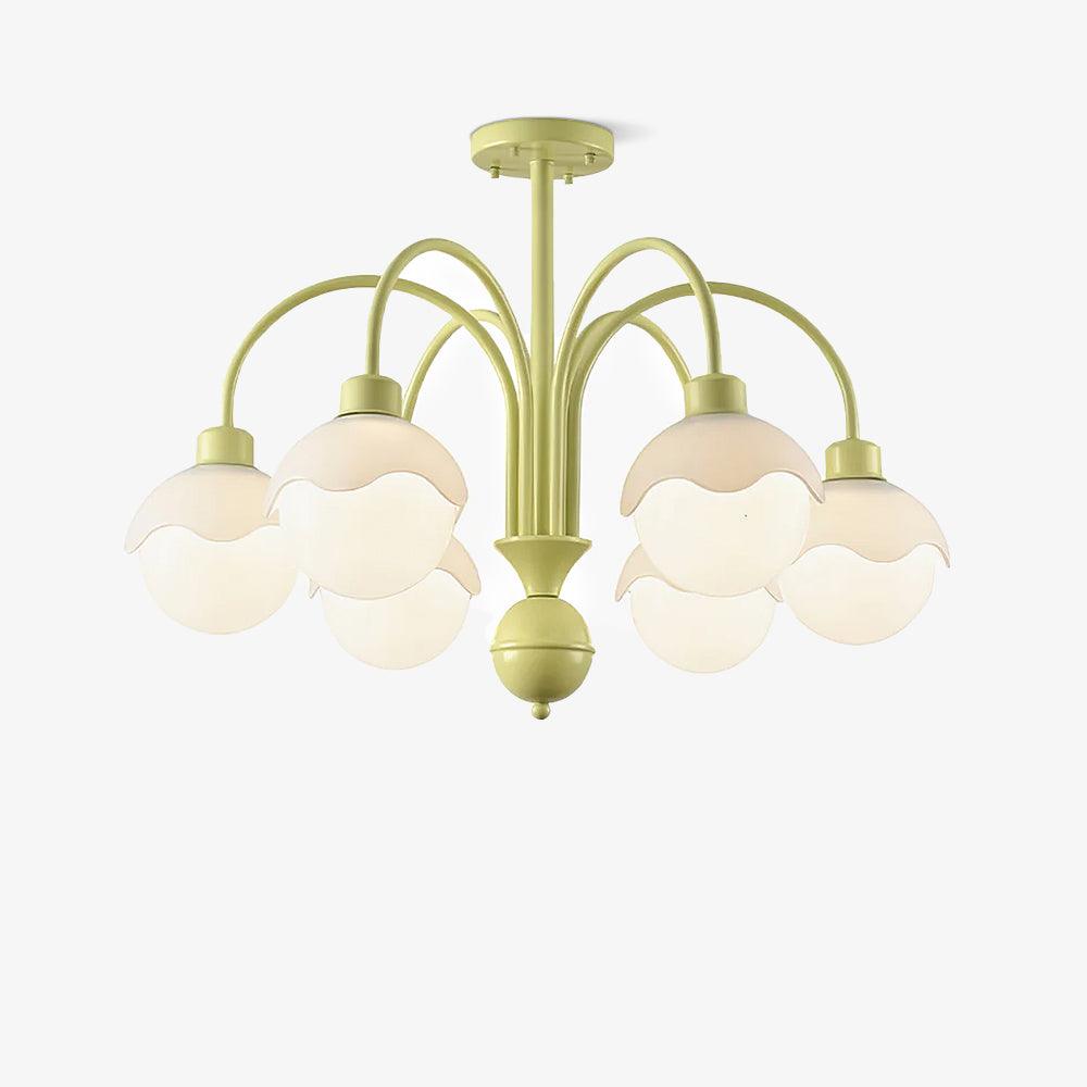 Lustra Chandelier Lychee Matcha Crème à Bras - Neutralighting
