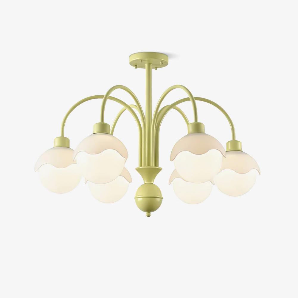 Lustra Chandelier Lychee Matcha Crème à Bras - Neutralighting
