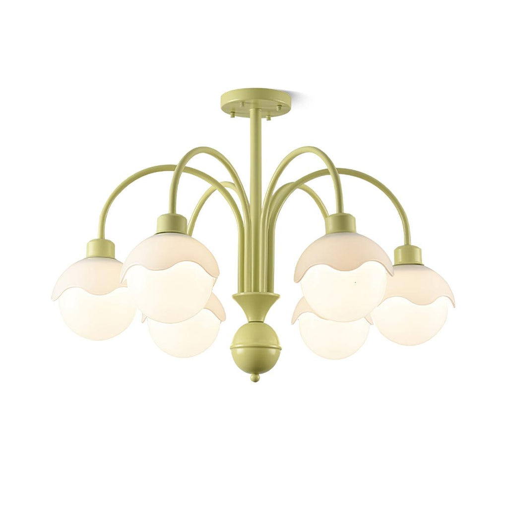 Lustra Chandelier Lychee Matcha Crème à Bras - Neutralighting