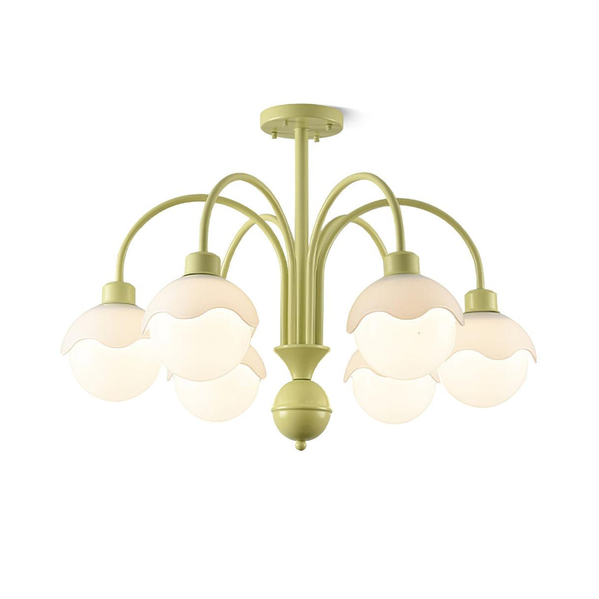 Lustra Chandelier Lychee Matcha Crème à Bras - Neutralighting