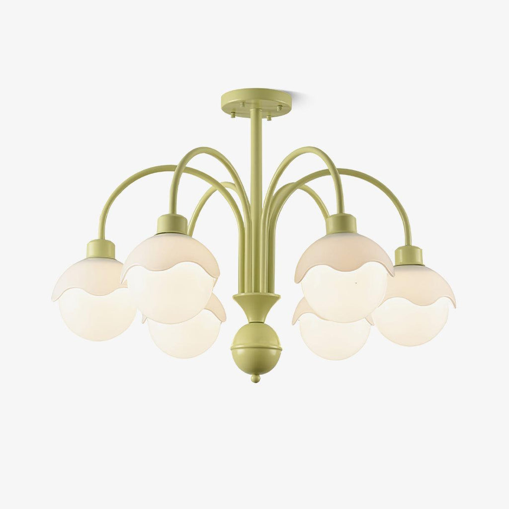 Lustra Chandelier Lychee Matcha Crème à Bras - Neutralighting