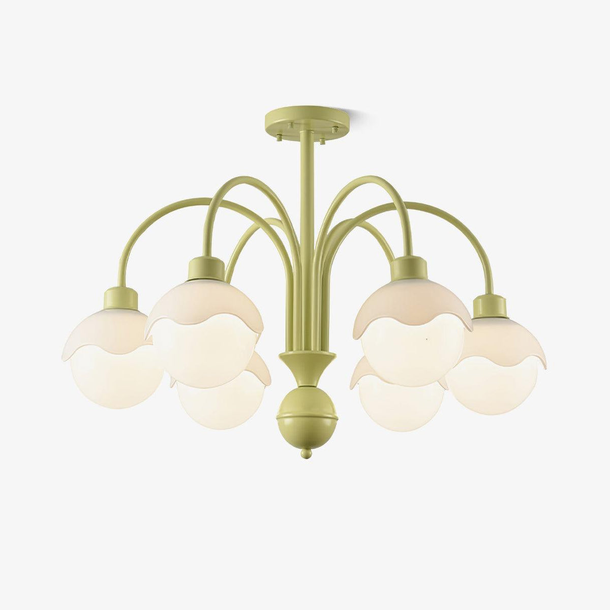 Lustra Chandelier Lychee Matcha Crème à Bras - Neutralighting