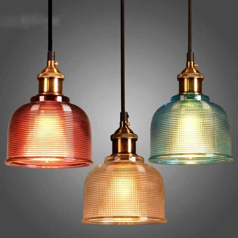 Ilira Vintage Luminaires Suspension. Bleu/Rouge/Transparent/Ambre - Neutralighting