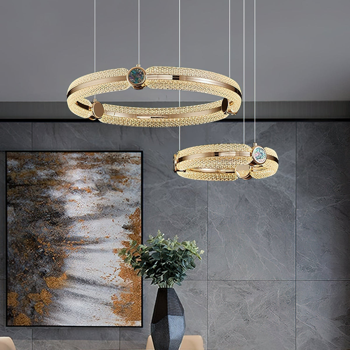 Aurora Lustre Creative Ring - Neutralighting
