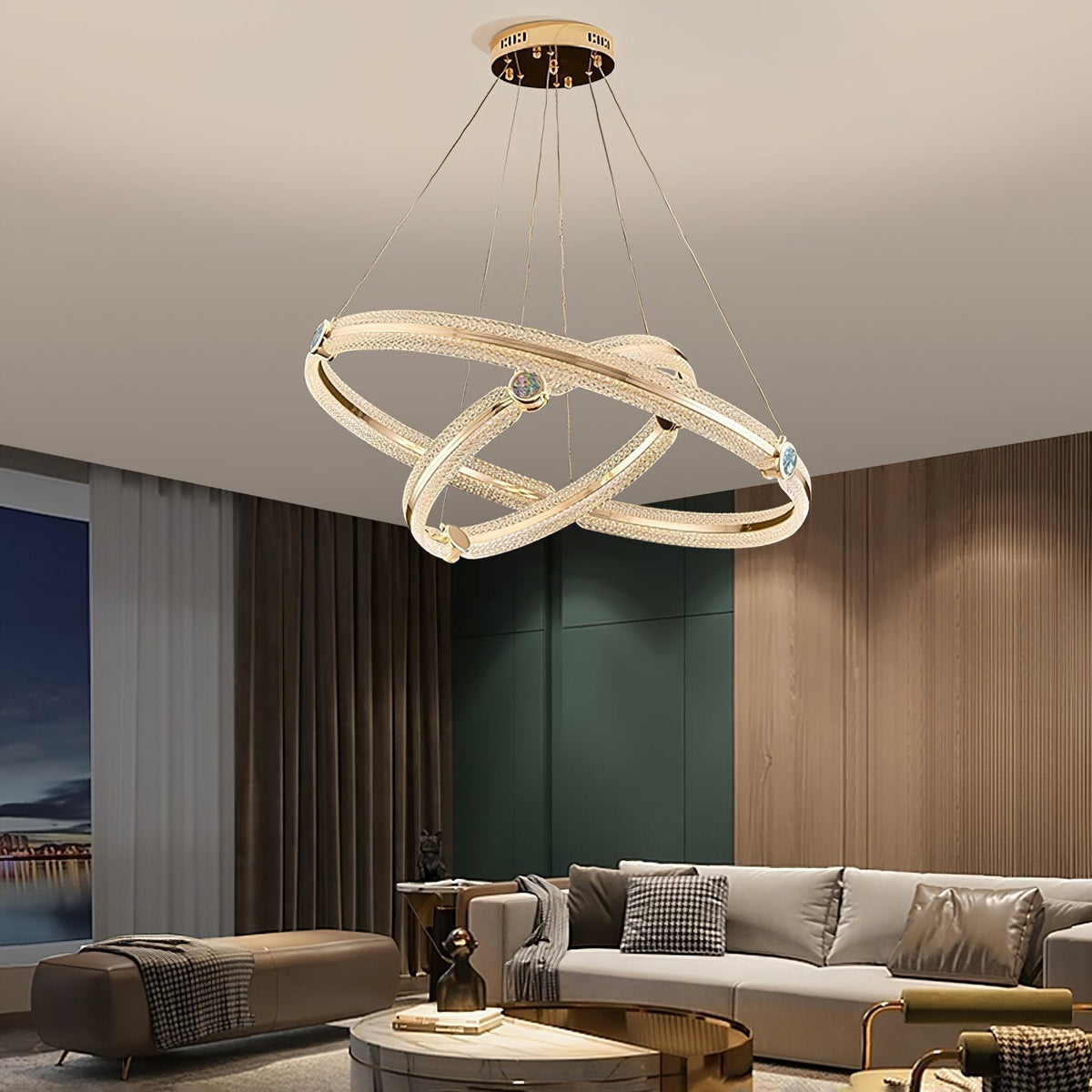 Aurora Lustre Creative Ring - Neutralighting