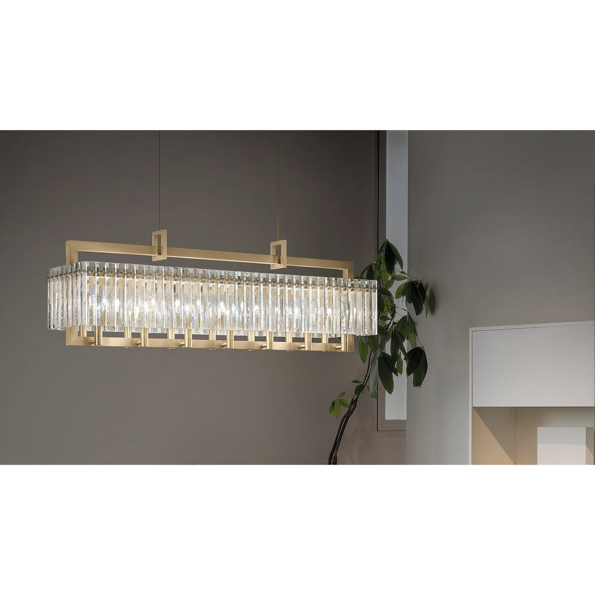 Rever Lustre Métal Laiton Verre Luxe Minimaliste Moderne - Neutralighting
