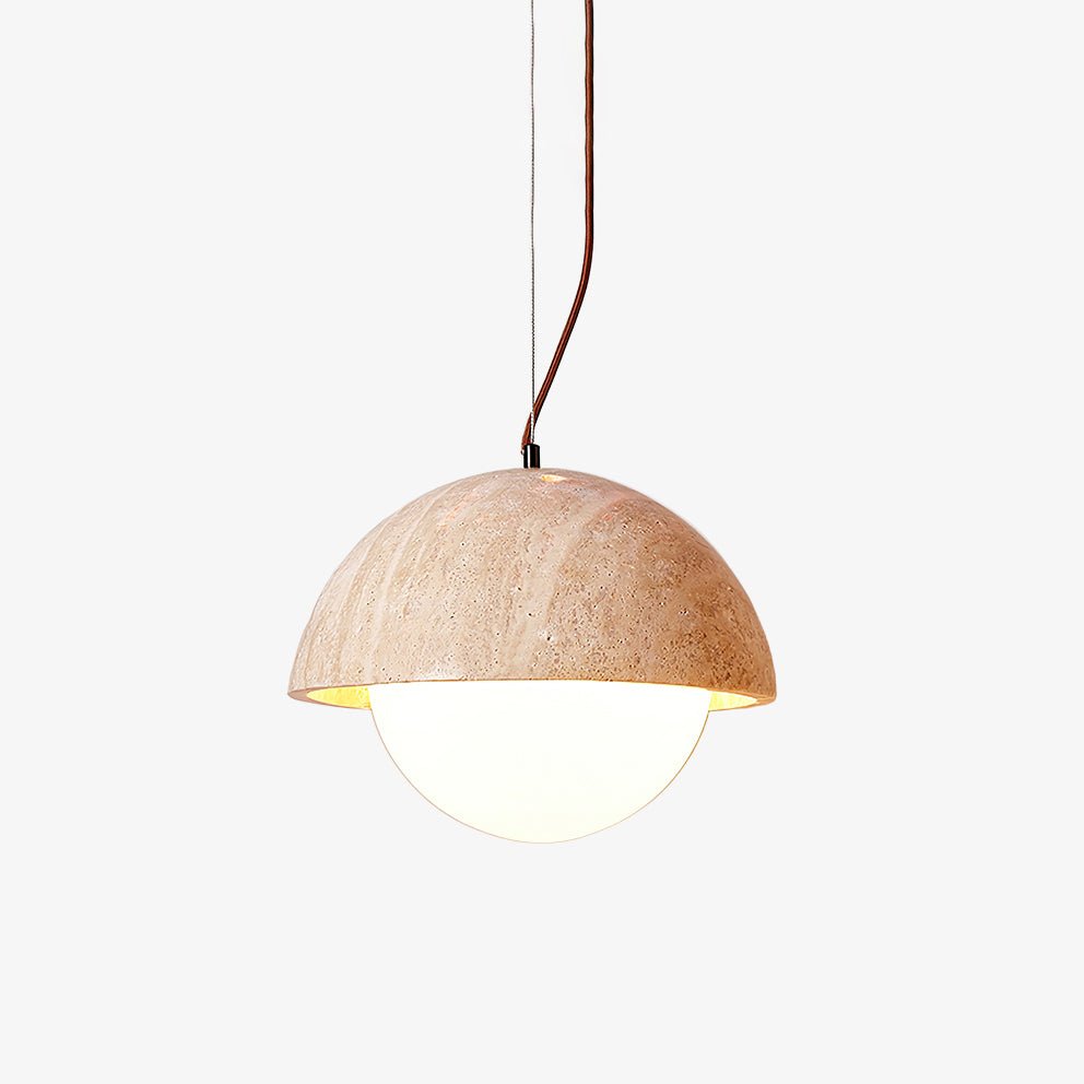Avdoraris Suspension en Travertin Forme de Dôme - Neutralighting