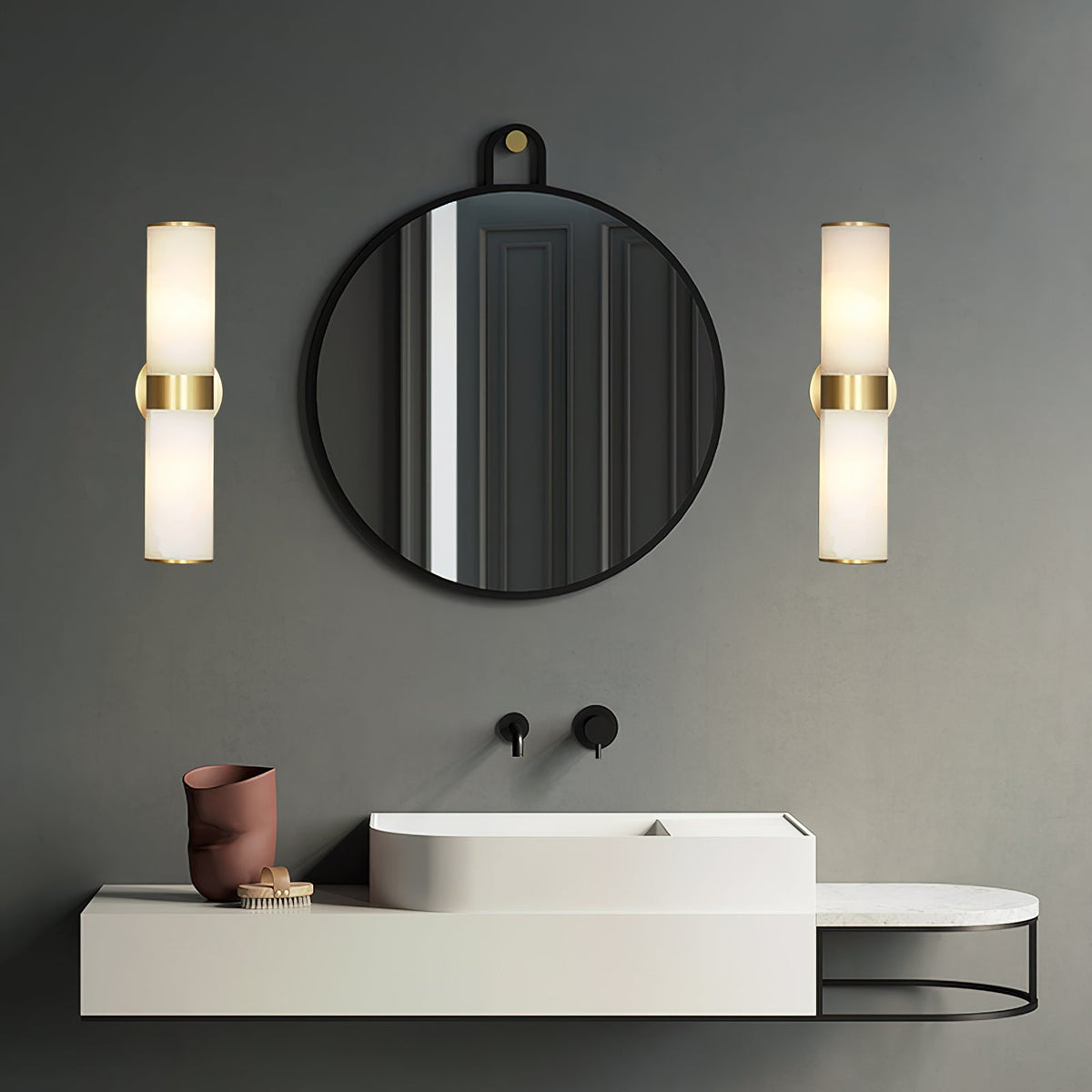 Sway Applique Murale En Albâtre Minimaliste Moderne - Neutralighting