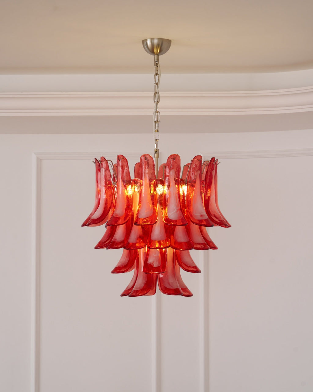 Aurora Chandelier en Verre Vintage - Neutralighting