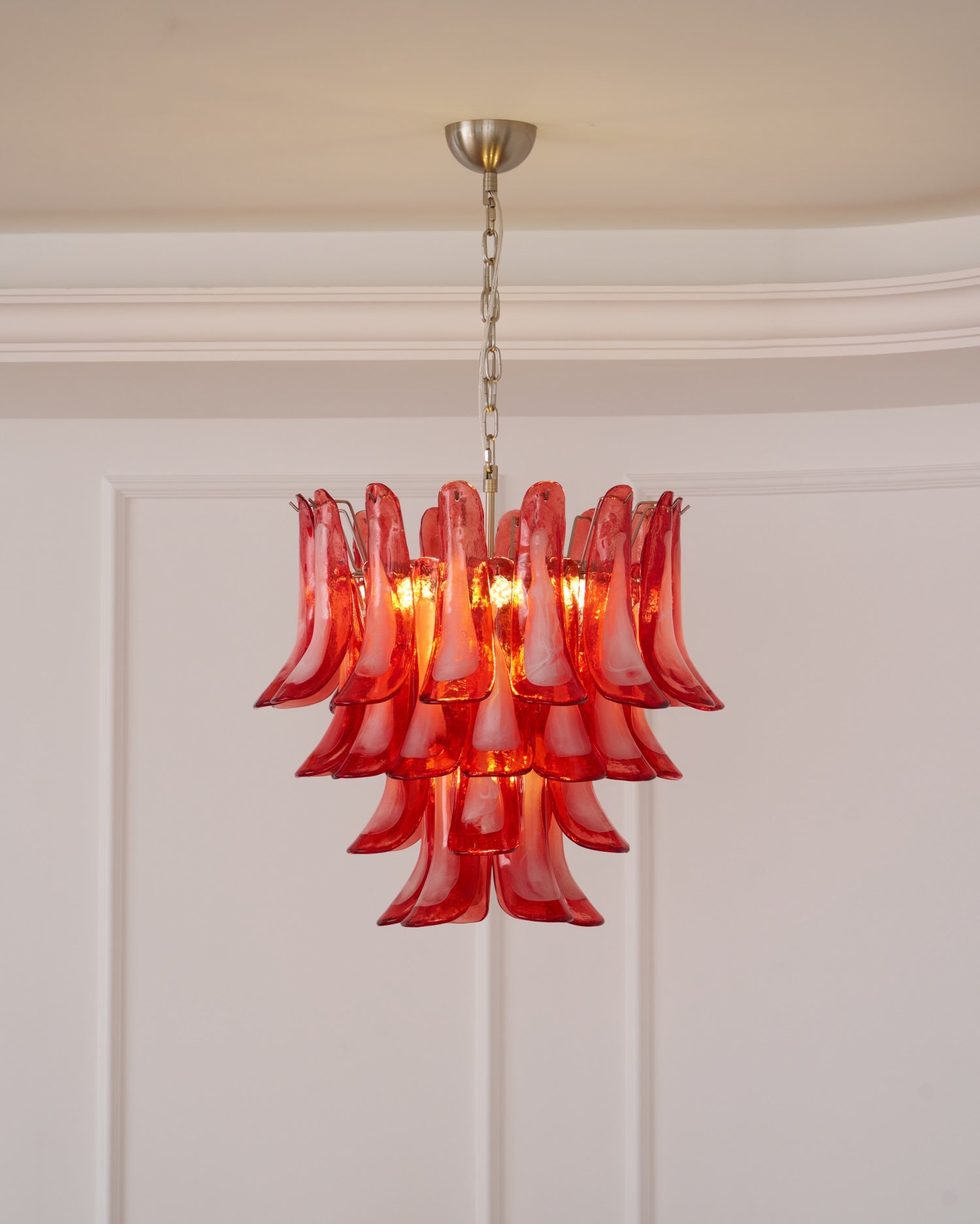 Aurora Chandelier en Verre Vintage - Neutralighting