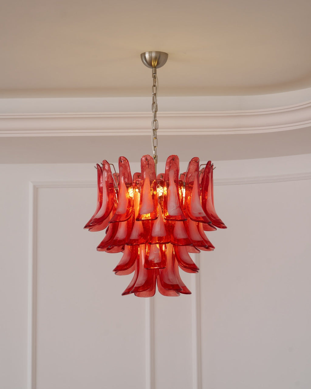 Aurora Chandelier en Verre Vintage - Neutralighting