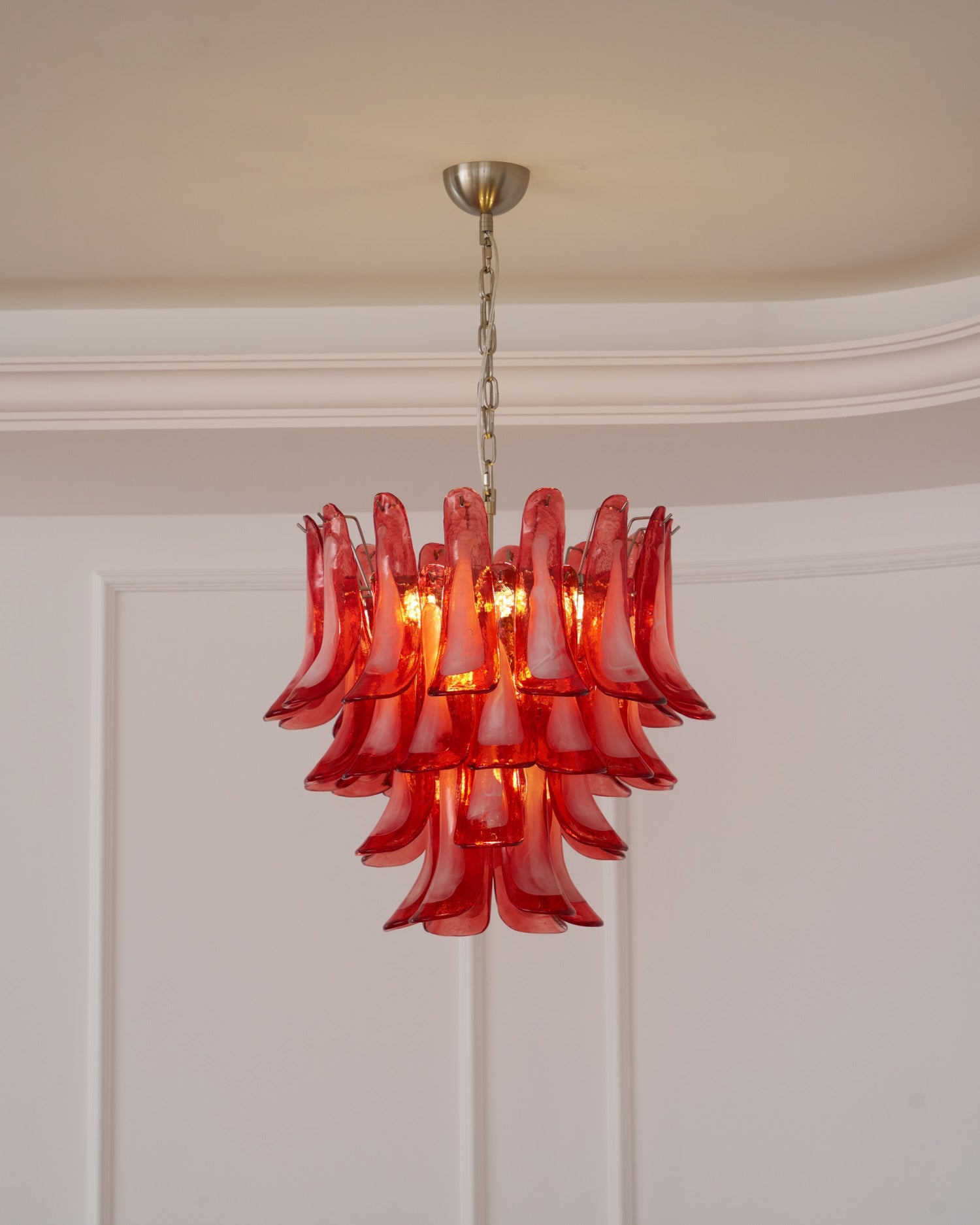 Aurora Chandelier en Verre Vintage - Neutralighting